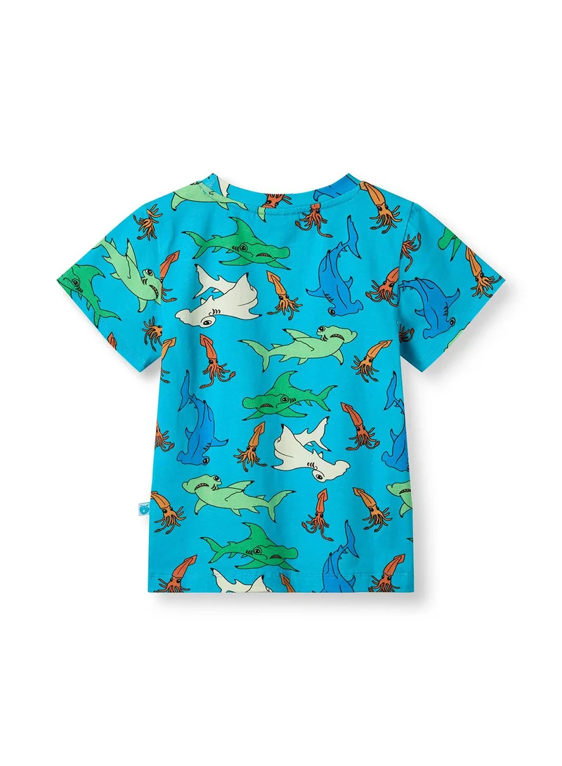 Småfolk T-shirt with hammerhead sharks